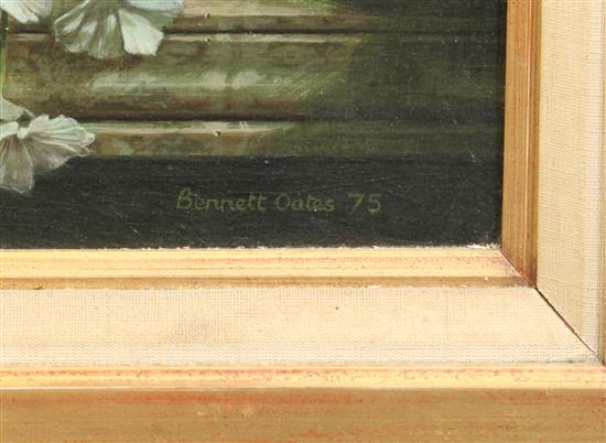 § Bennett Oates (1928-2009) Flower arrangement 23.5 x 19.5in.